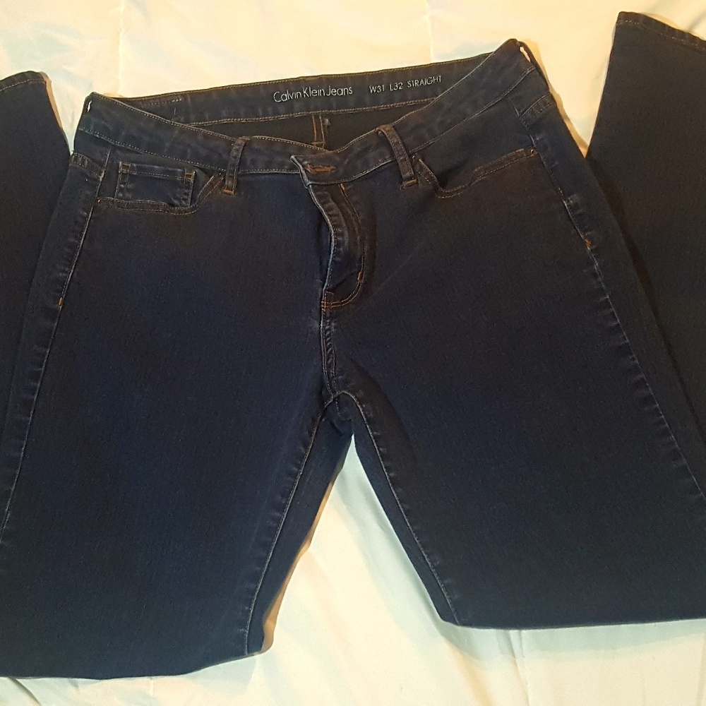 EUC Calvin Klein Dark Wash Jeans
